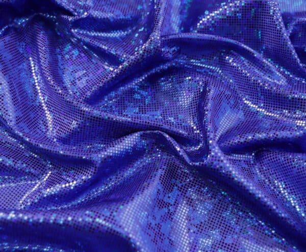 Cracked Ice Holo Spandex Purple / Royal