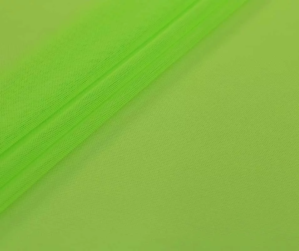 IMG_9065 Mesh Spandex Lime Green #39 — spandex fabric by the yard | Stretch House