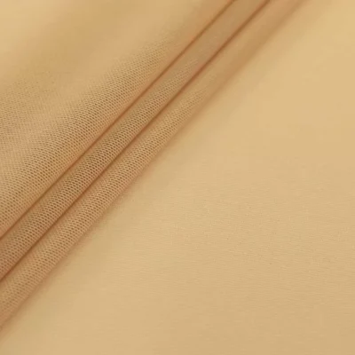 Mesh Spandex Beige #102 — spandex fabric by the yard | Stretch House
