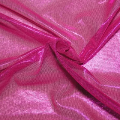 Metallic Mesh Spandex Berry Fuchsia #28 — spandex fabric by the yard | Stretch House