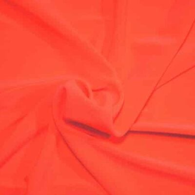 Coral neon ITY spandex fabric — wholesale stretch fabric