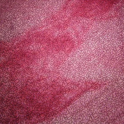 Rose Pink Glitter — spandex fabric by the yard | Stretch House