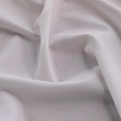 Power Mesh Spandex White #3 — spandex fabric by the yard | Stretch House