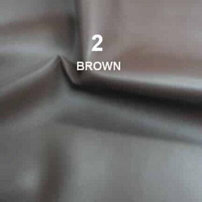 Brown faux leather stretch fabric — wholesale fabric