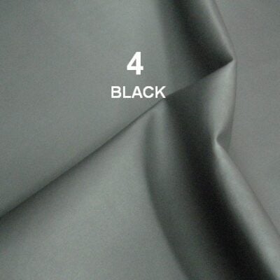 Black faux leather fabric polyvinyl chloride — wholesale fabric