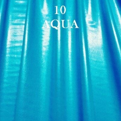 Aqua 2 Way Spandex All Over Foil Fabric #10 — spandex fabric by the yard | Stretch House