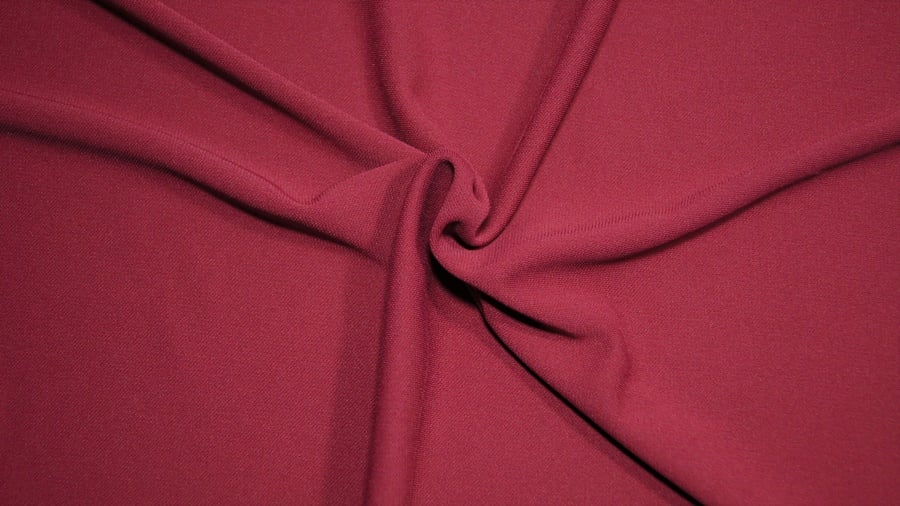 Maroon Maroon matte jersey poly spandex — wholesale fabric