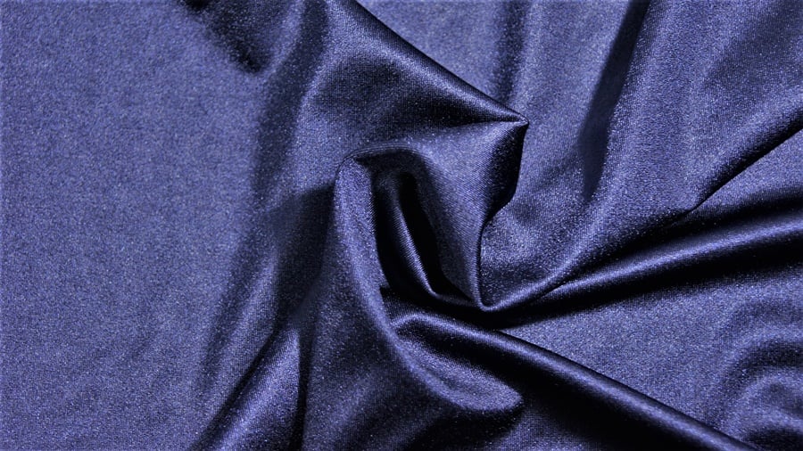 Navy Navy bright micro tricot milliskin — wholesale fabric