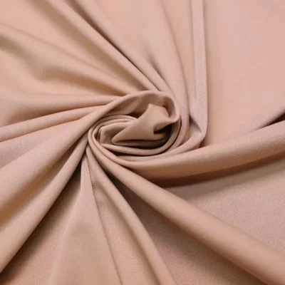 Beige nude lining spandex fabric by the yard LNS1901 #1 - 92% Polyester 8% Spandex 130 GSM 4-way stretch swimwear lining