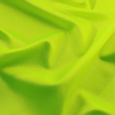Clear Dot Metallic Spandex Chartreuse #7 — spandex fabric by the yard | Stretch House
