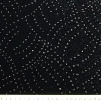 Black Stretch Beaded Velvet — spandex fabric by the yard | Stretch House