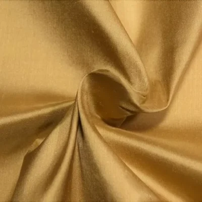 Antique gold silk fabric 100% pure silk — wholesale fabric