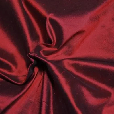 Burgundy silk fabric 100% pure silk — wholesale fabric