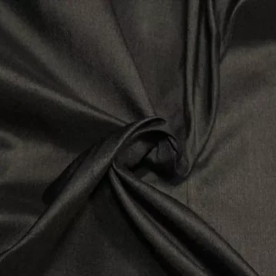 Black silk fabric 100% pure silk — wholesale fabric