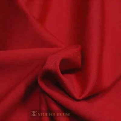 Ponte knit fabric in red — wholesale stretch fabric