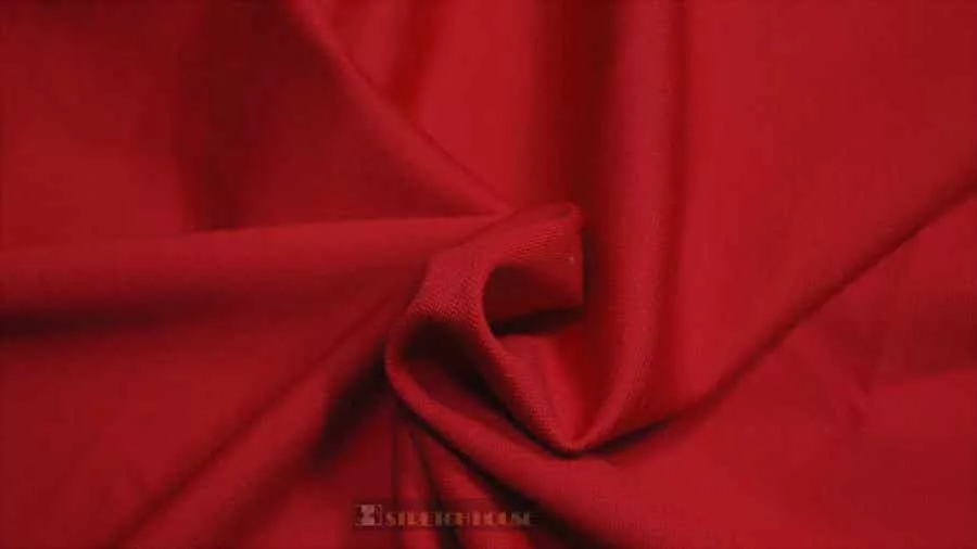 #3 Ponte knit fabric in red — wholesale stretch fabric