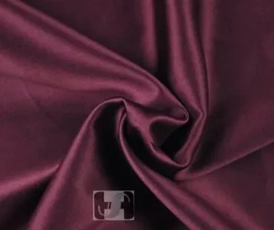 Burgundy lamour satin semi-dull stretch — wholesale fabric