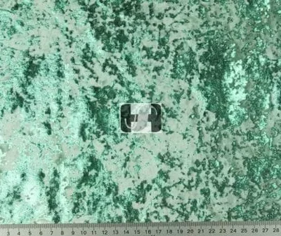 Distressed Velvet Spandex Foil Mint / Mint #4 — spandex fabric by the yard | Stretch House