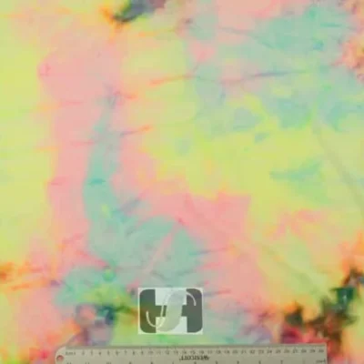Candy Craze Tye Dye Spandex Velvet #2 — spandex fabric by the yard | Stretch House