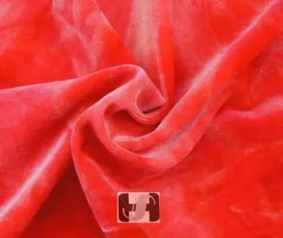 Cherry tree tye dye spandex velvet — wholesale stretch fabric