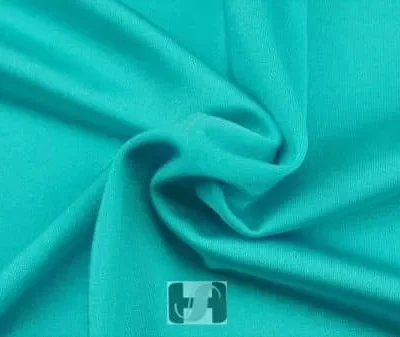 Nylon spandex shiny in aqua — wholesale stretch fabric