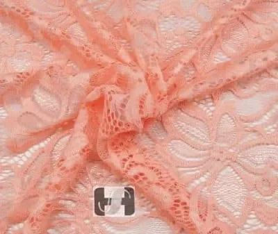 Blush alice pattern stretch lace — wholesale stretch fabric