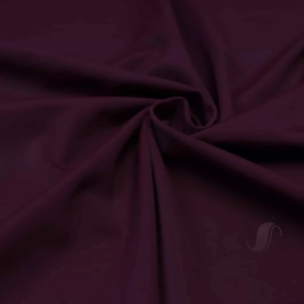 Blackberry Nylon spandex matte in deep burgundy — wholesale stretch fabric