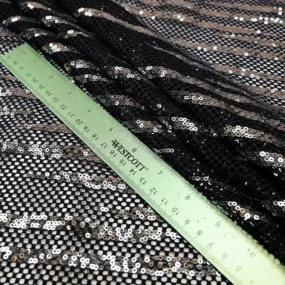 Multi/ Black Pop Nylon Spandex Mesh — spandex fabric by the yard | Stretch House