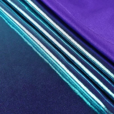Pin Dot Metallic Spandex Blue Lagoon/ Persian Indigo #20