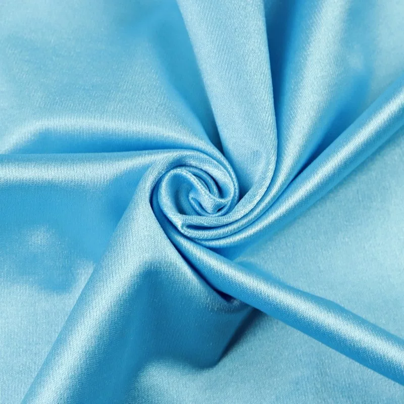 #38 Jumbo heavyweight nylon spandex in blue light — wholesale fabric