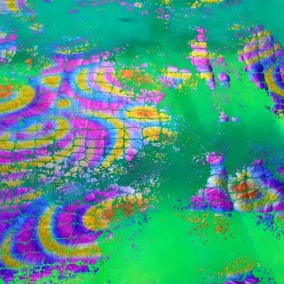 VESTA TIE DYE SPANDEX FABRIC
