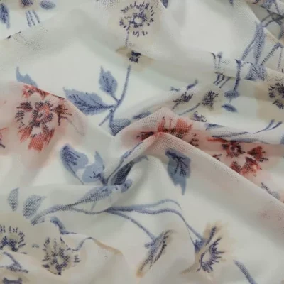 Printed Spandex Mesh