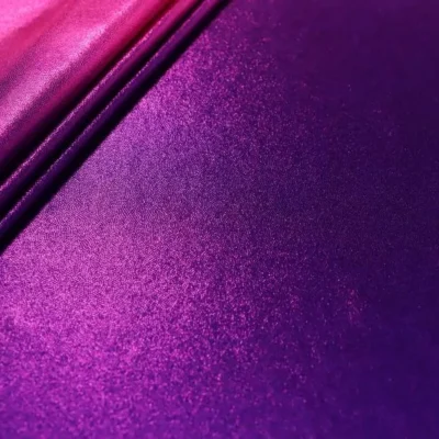 Ombre pin dot spandex in purple, berry, and fuchsia — wholesale fabric