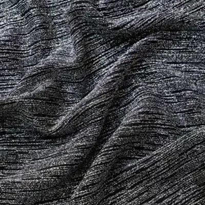 Lurex Slinky Black / Silver #8