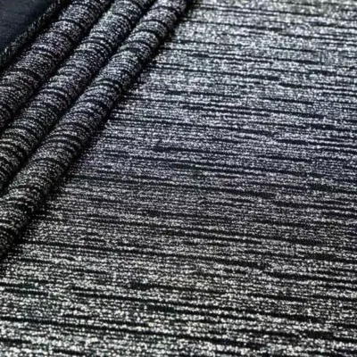 Lurex Slinky Black / Silver #8