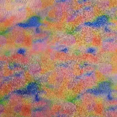 Tie Dye Printed Digital Hologram Spandex Multi #94 — spandex fabric by the yard | Stretch House