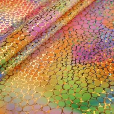 Tie Dye Printed Digital Hologram Spandex — Wholesale Holographic Stretch Fabric | Stretch House