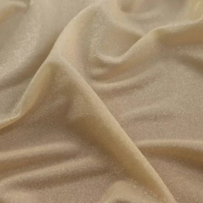 Glissenette Shiny Spandex LT Nude #113 — spandex fabric by the yard | Stretch House