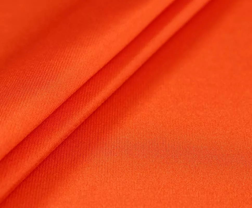 IMG_1834 Jumbo heavyweight nylon spandex in orange — wholesale stretch fabric