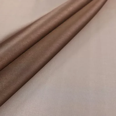 Iridescent crystal nylon spandex in topaz — wholesale stretch fabric