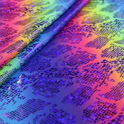 Holographic Foil Spandex — Wholesale Holographic Stretch Fabric | Stretch House