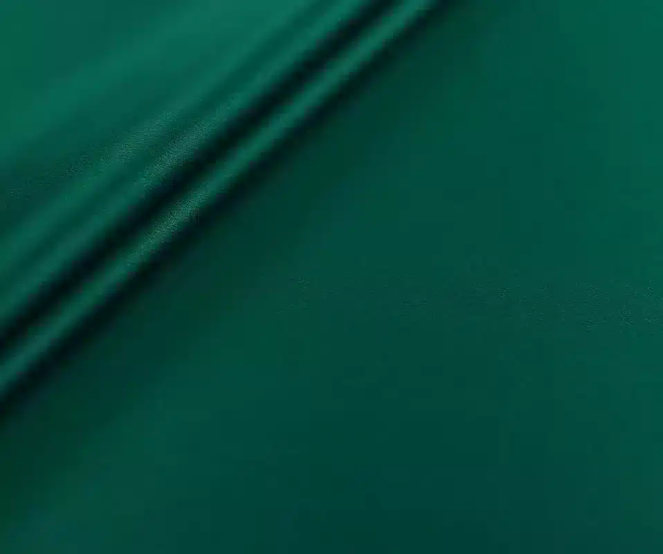 IMG_2355 Crepe Satin Polyester Hunter Green — Wholesale Non-Stretch Satin Fabric | Stretch House