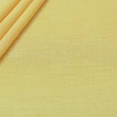 Slinky Plain Polyester Spandex Pastel Yellow — Wholesale Slinky Stretch Fabric | Stretch House