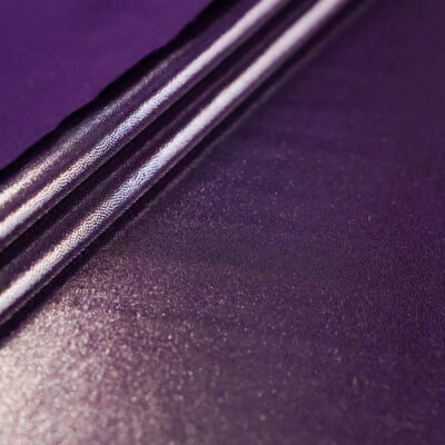 Pin Dot Metallic Spandex Plum Gunmetal — Wholesale Metallic Stretch Fabric | Stretch House