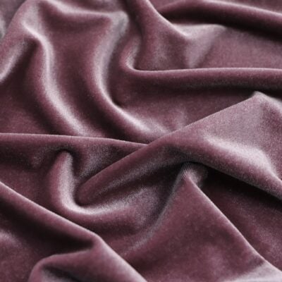 Plain Stretch Velvet Sugar Plum #93