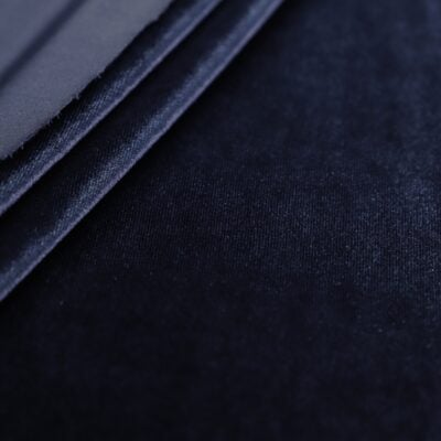 Plain Stretch Velvet Deep Navy #96