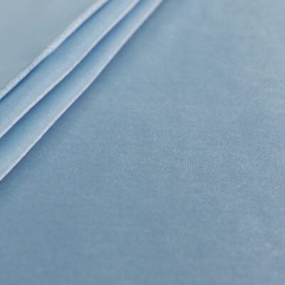 Plain Stretch Velvet Sky Blue #95