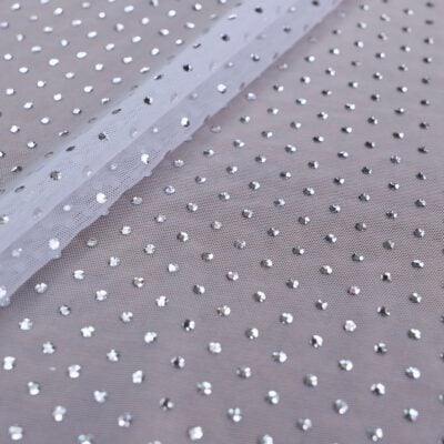 Bejeweled Sequins Mesh Spandex